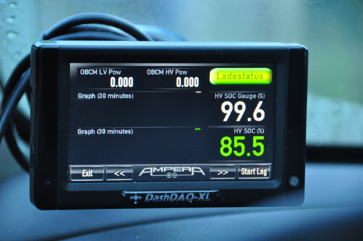 12V Batterie hat 85% LadeZustand