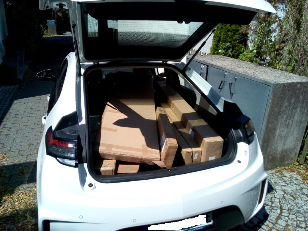 ... die Klappe ging noch zu :)