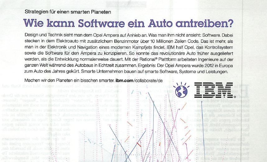 IBM-Anzeige